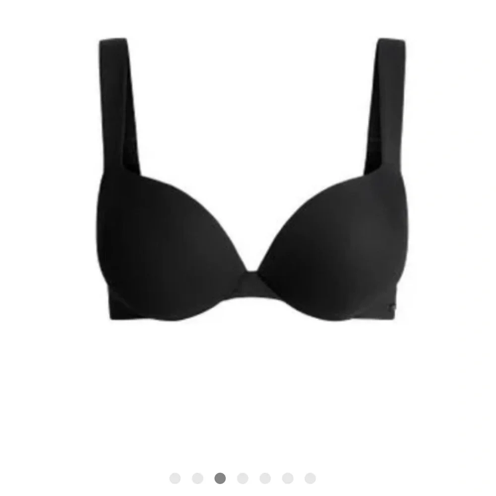 SKIMS Black Push-Up Swim Bikini Top